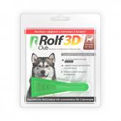 Rolf club 3D раствор для наружного применения против блох и клещей для собак массой от 20 до 40 кг, 1 пипетка